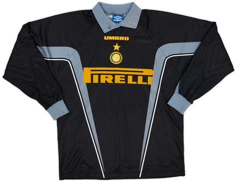 1997 98 Inter Milan GK Shirt 8 10 L