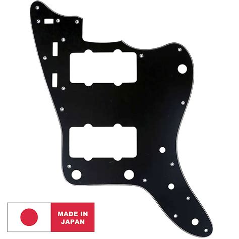 New 3 Ply Pickguard For Japan Fender Jazzmaster® Black Reverb