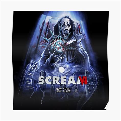 "Scream 6 Movie - Scream VI Movie Poster " Poster for Sale by ...