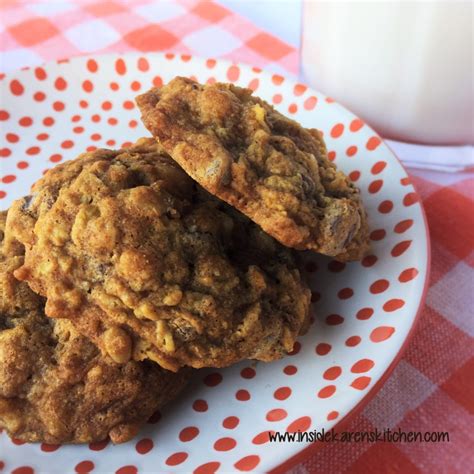 Pumpkin Oatmeal Chocolate Chip Cookies Inside Karen S Kitchen