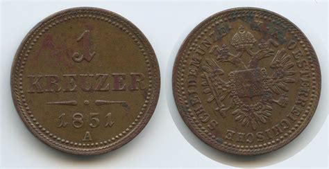 Österreich Kaiserreich 1 Kreuzer 1851 A Wien G5497 Franz Joseph I