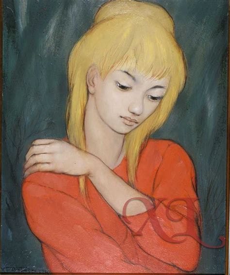 Fille Aux Cheveux De Lin 1964 II 29 Xavier De Langlais