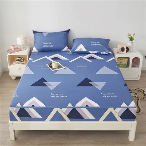 Waterproof Bed Cover Six Sides All Inclusive Printing Waterproof