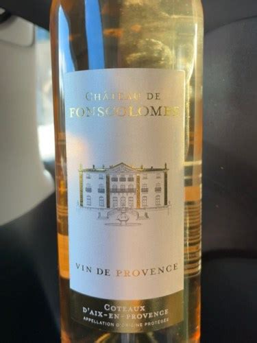 Château de Fonscolombe Cuvée Speciale Coteaux d Aix en Provence Rosé