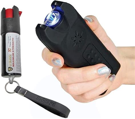 Amazon Hand Stun Gun Personal Safe Alarm Mini Pepper Spray Stun