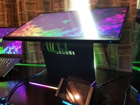 Razer’s Colorful Raptor 27 Monitor Has A Flip Top Head Tom S Hardware