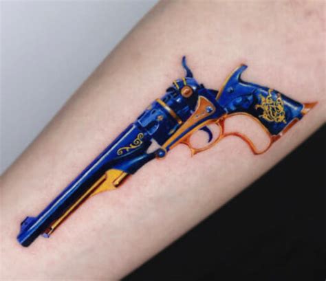 Blue Ink Tattoo Designs Unleashing The Power Of Blue In Stunning