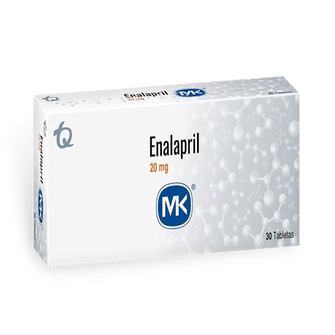 Enalapril Mk Tab 20 Mg Oral Caj 30 Un Carulla