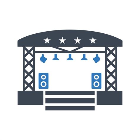 Concert Stage Icon 51569183 Vector Art At Vecteezy