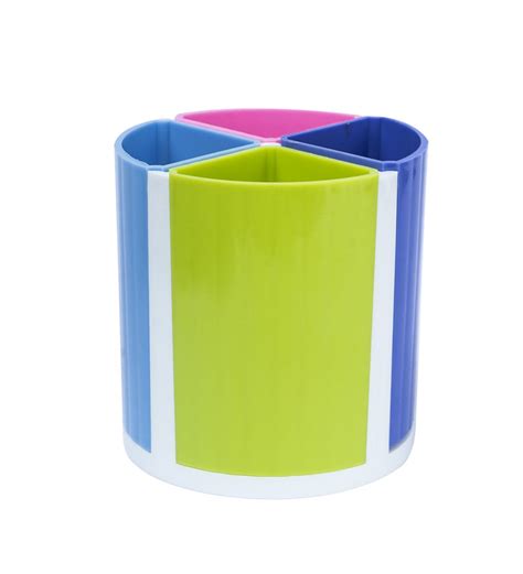 Buy Plastic Pen Holder With 4 Compartments By Market 99 Online Pen