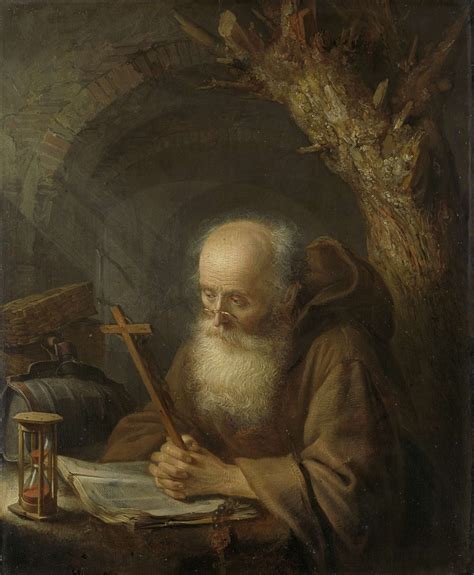 Gerrit Dou Leremita 1664 Rijksmuseum Tuttart Pittura