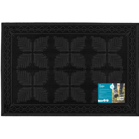 Linden Scraper Rubber Pin Doormat 40x60cm