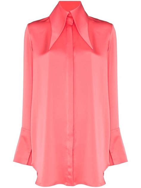 Arlington Seymour Large Collar Shirt Shopstyle Long Sleeve Tops