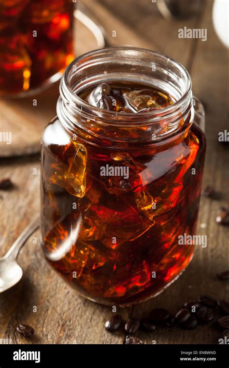 Homemade Cold Brew Coffee To Drink For Breakfast Stock Photo Alamy