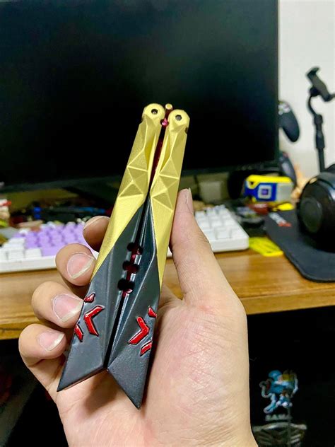 Champions Butterfly Knife Valorant 3d Model 3d Printable Cgtrader