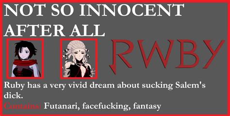 Agathion Writes On Twitter Rwby Ruby Has A Sex Dream About Futa Salem Anonymous Commission