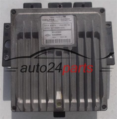 ECU CENTRALITA DE MOTOR RENAULT 1 5 DCI DELPHI R0410B015B 8200259832