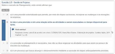 Apol Gest O De Projetos Nota Gerenciamento De Projetos