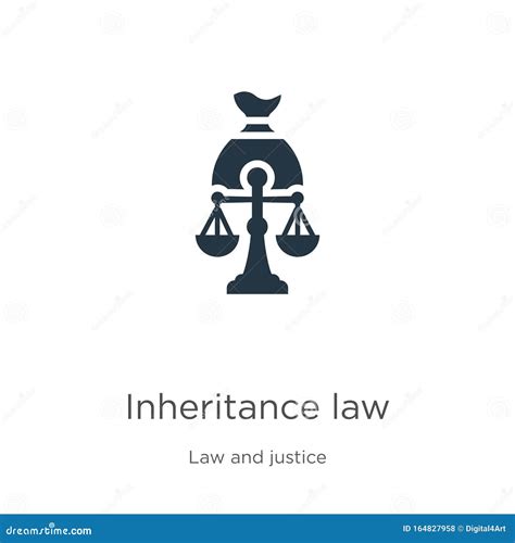 Inheritance Law Icon Vector Trendy Flat Inheritance Law Icon From Law And Justice Collection