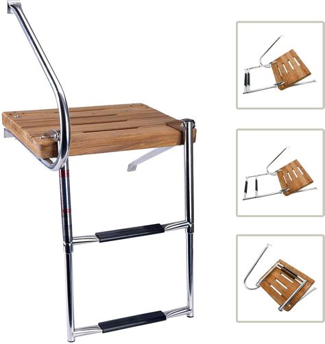 Buy Yaemarine 2 Steps Stainless Boat Ladder Out Board Swim Folding