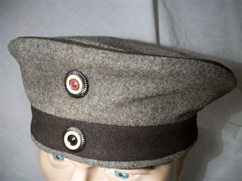 Ww Imperial German Nco S Dragoon Pork Pie Field Cap World War