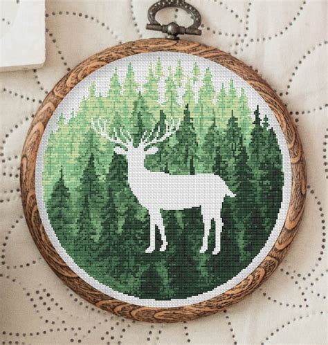 Elk Cross Stitch Patterns Cross Stitch Pattern Nature Cross Stitch