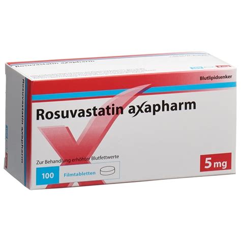 Rosuvastatine Axapharm Filmtabl Mg Blist Stk Online Bestellen