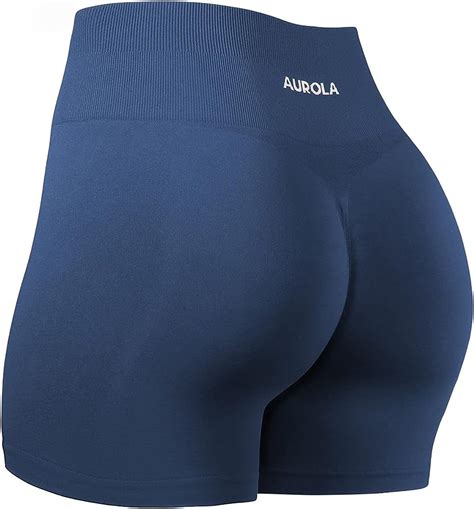 Aurola Dream Collection Workout Shorts For Women Scrunch Seamless Soft