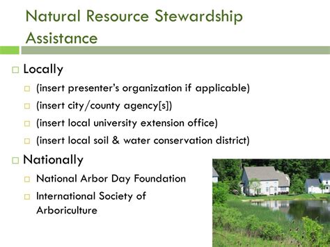 Ppt Natural Resource Stewardship For Homeowner Associations