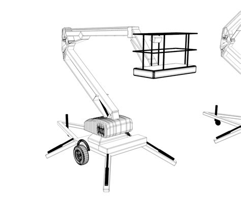 Cherry Picker 3d Model 29 Unknown C4d Obj Fbx 3ds Free3d