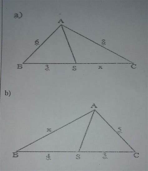 2 Se ASé a bissetriz de A calcule x nos casos pfvr alguém me ajudaaaa