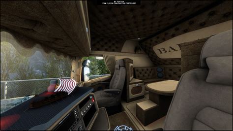 Interior Scania by RJL LONGLINE BABAM ETS 2 #1