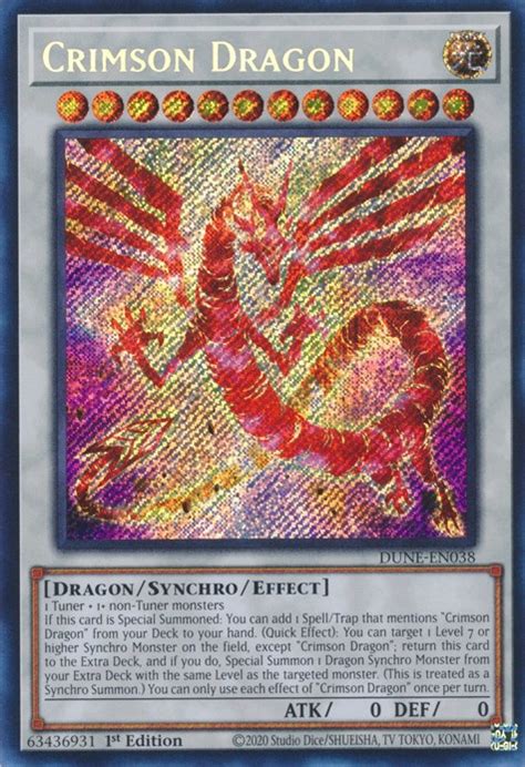 Crimson Dragon Duelist Nexus YuGiOh