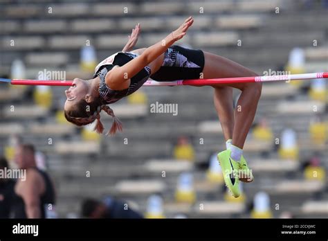 Yaroslava Mahuchikh Ukr Wins The Women S High Jump At M