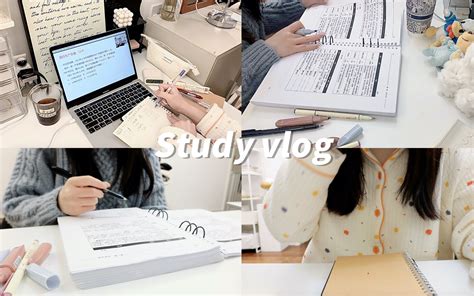 Study Vlog｜🎒新学期开始噜 🏠宅家自律高效学习 📖沉浸式学习 ️study With Me｜ 是芝麻米糊 是芝麻米糊 哔哩哔哩视频