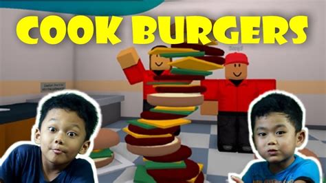 Roblox Cook Burgers - Roblox Indonesia | How to cook burgers, Roblox, Indonesia