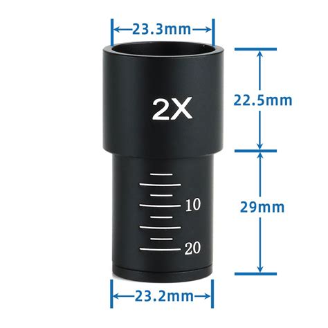 Eysdon Microscope X Barlow Lens For Mm Mount Grandado