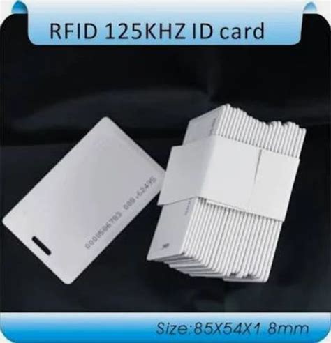 125 Khz Rfid Cards Thick And Thin 18mm And 14mm Size 855mm54mm1