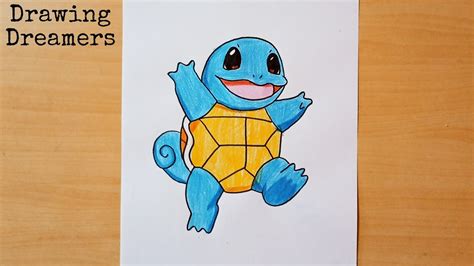 How To Draw Pokemon Squirtle Pokemon Drawing Youtube