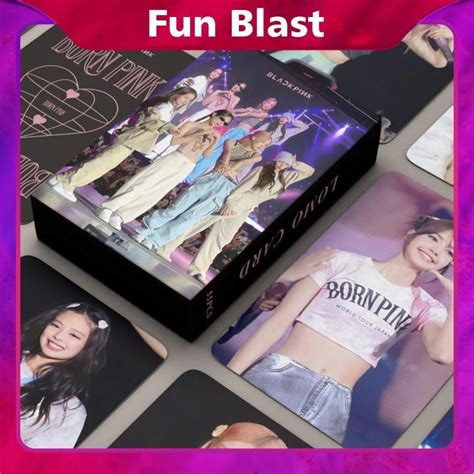 55pcs Set BLACKPINK Photocards BPTG BORN PINK LOMO Card Photocard