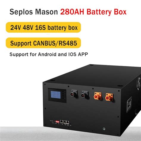 Seplos 24V 48V MASON DIY Unit Suitable 280Ah Cell LiFePo4 Battery Case