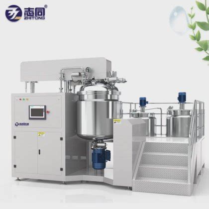 L Toothpaste Making Machines Vacuum Emulsifier High Shear