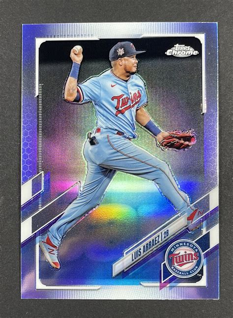 Topps Chrome Refractor Insert Card Of Luis Arraez Twins B