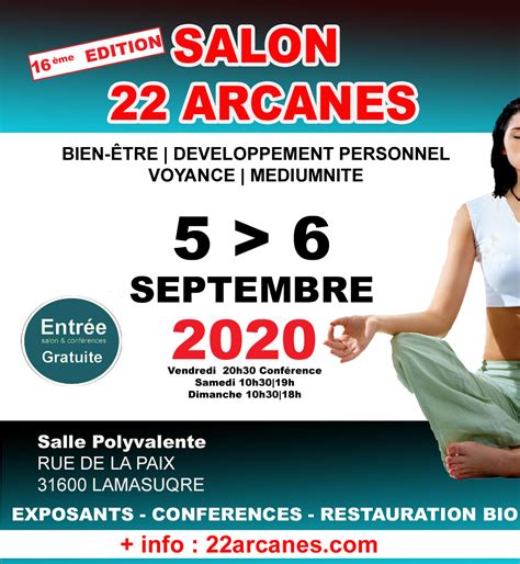 16ème salon de la voyance et du bien être 09 Septembre lamasquere