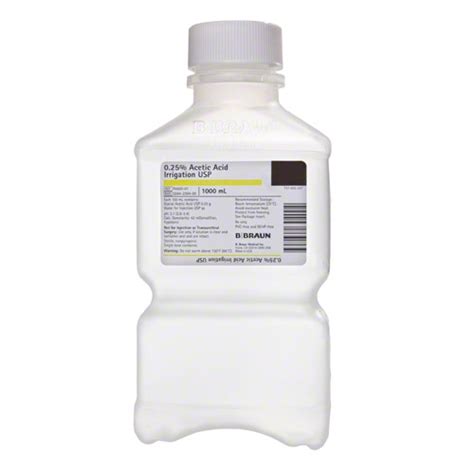 025 Acetic Acid Irrigation Usp 1000 Ml