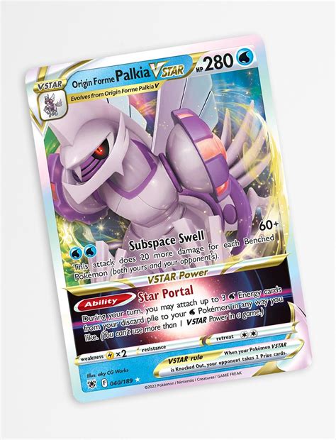 Pokemon Origin Forme Palkia Vstar League Battle Deck Kanoncon