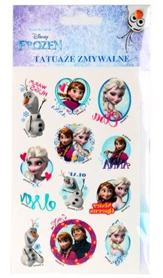 Tatuaże zmywalne FROZEN KRAINA LODU 6916678830 oficjalne archiwum