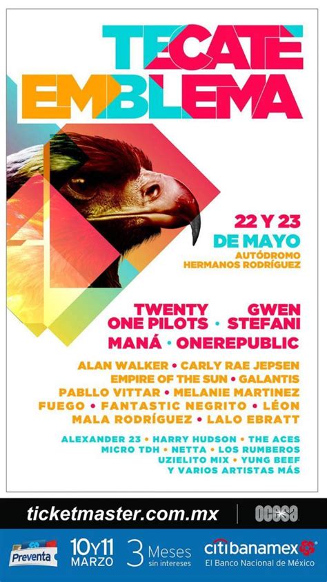 Festival Tecate Emblema Conoce El Lineup De La Ra Edici N No Somos