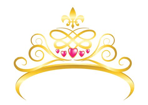 Gold Princess Tiara Clip Art