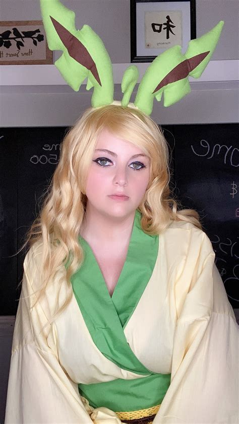 Pokemon Leafeon Cosplay Ears Etsy